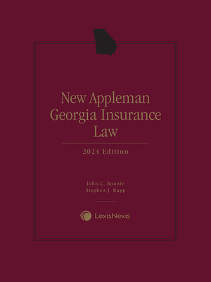 cover image of New Appleman Georgia Insurance Law